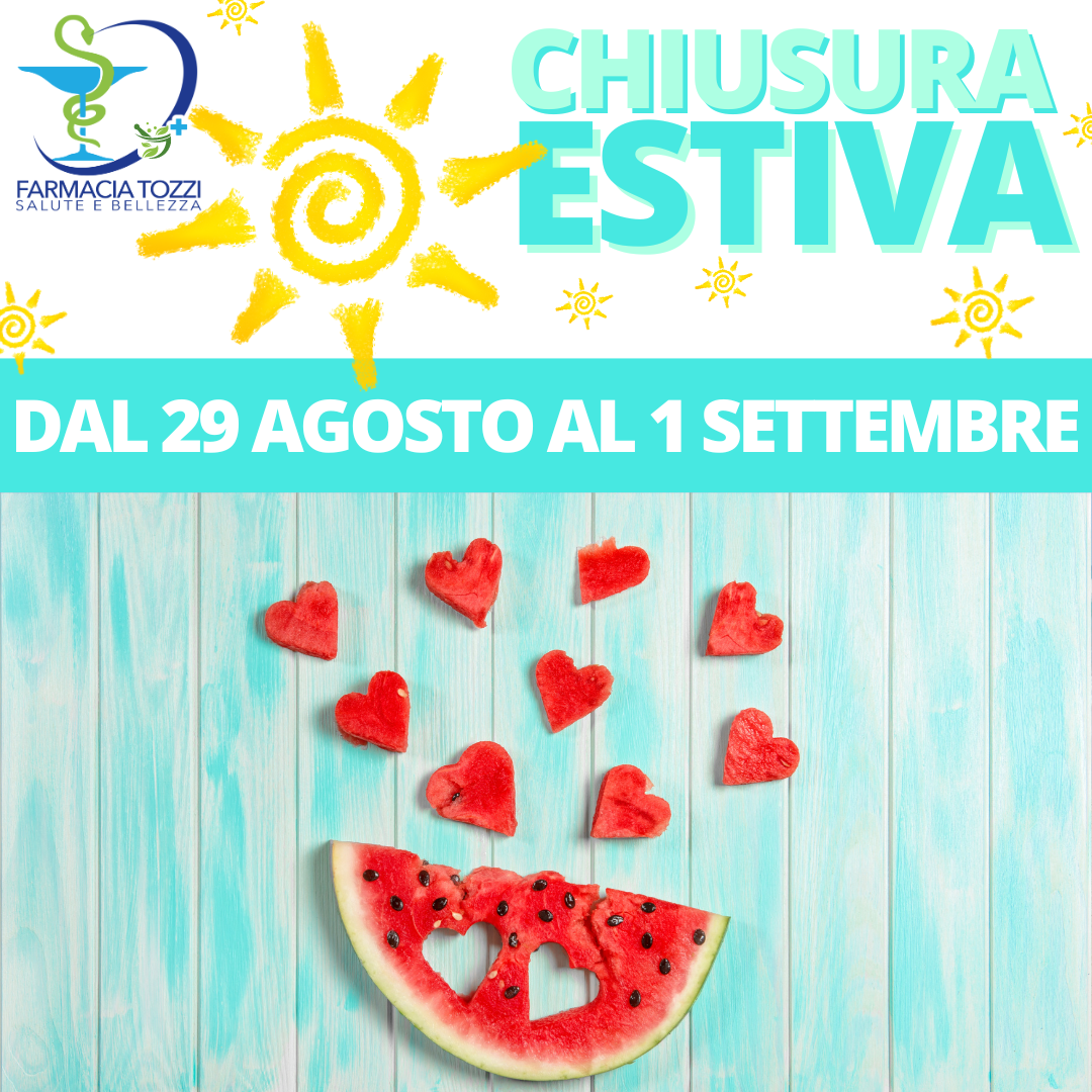 CHIUSURA DI AGOSTO